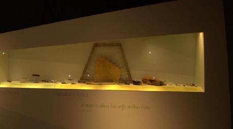 Photo of an exhibit at the Gardiner Museum